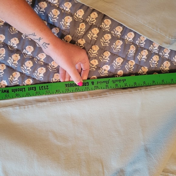 A New Day sage green wide leg cropped pants - Picture 7 of 10